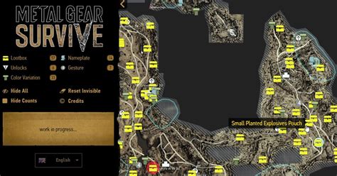 metal gear survive hidden box locations|here's the locations of everything in both maps.